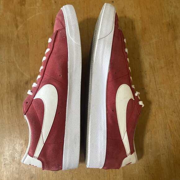 Nike Blazer Low 77  University Red DA7254-600 Athletic Suede Sneakers mens Sz 14 - Picture 5 of 10